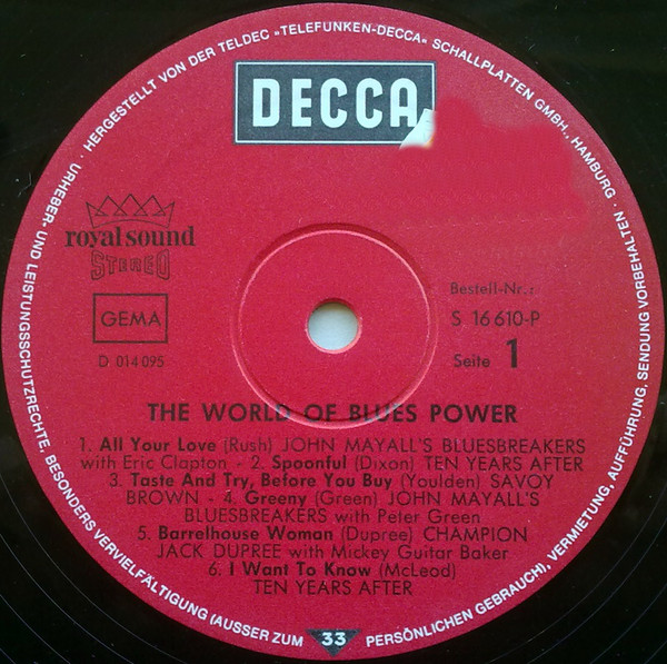Various – The World Of Blues Power - Görsel 6