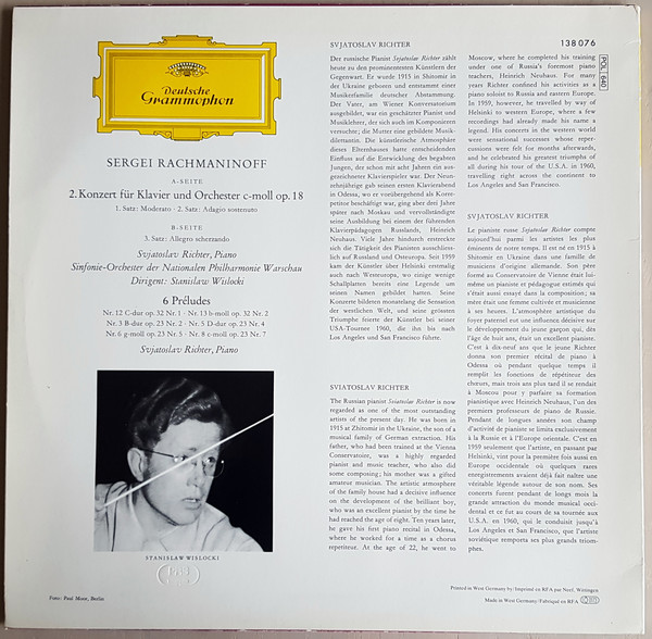 Svjatoslav Richter - Rachmaninoff - Görsel 3