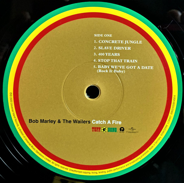 Bob Marley And The Wailers – Catch A Fire (Half Speed Mastering) - Görsel 5