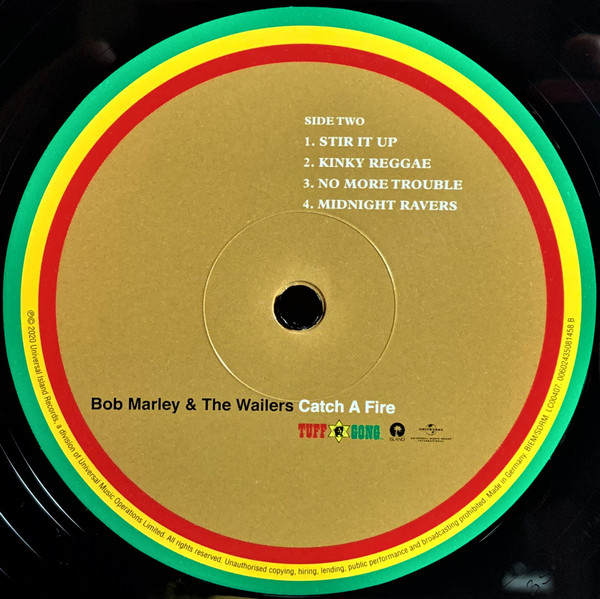 Bob Marley And The Wailers – Catch A Fire (Half Speed Mastering) - Görsel 6