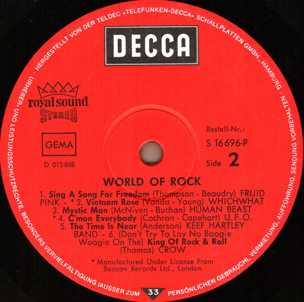 Various – The World Of Rock - Görsel 6