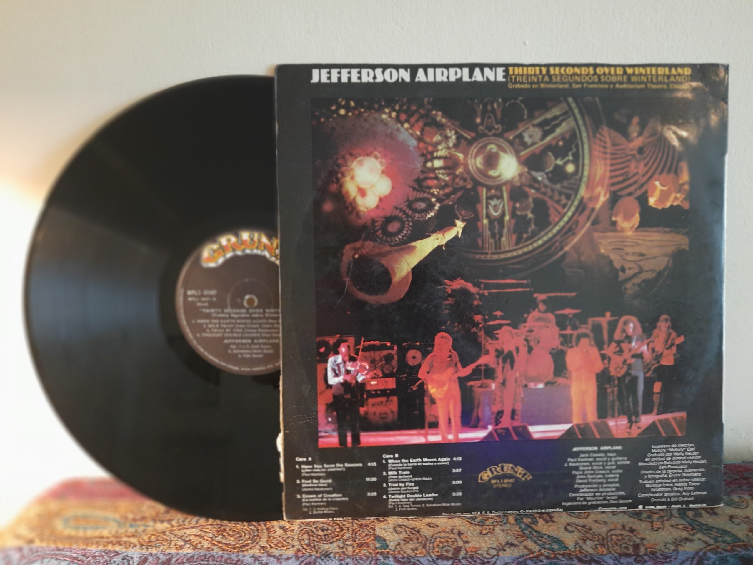 Jefferson Airplane – Thirty Seconds Over Winterland - Görsel 2