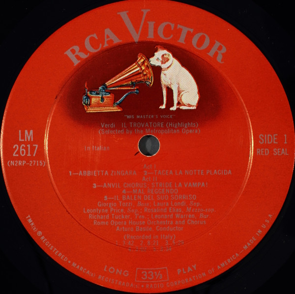 Verdi - Rome Opera House Orchestra– Il Trovatore Highlights - Görsel 4