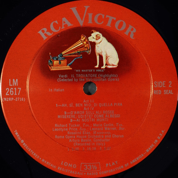 Verdi - Rome Opera House Orchestra– Il Trovatore Highlights - Görsel 5