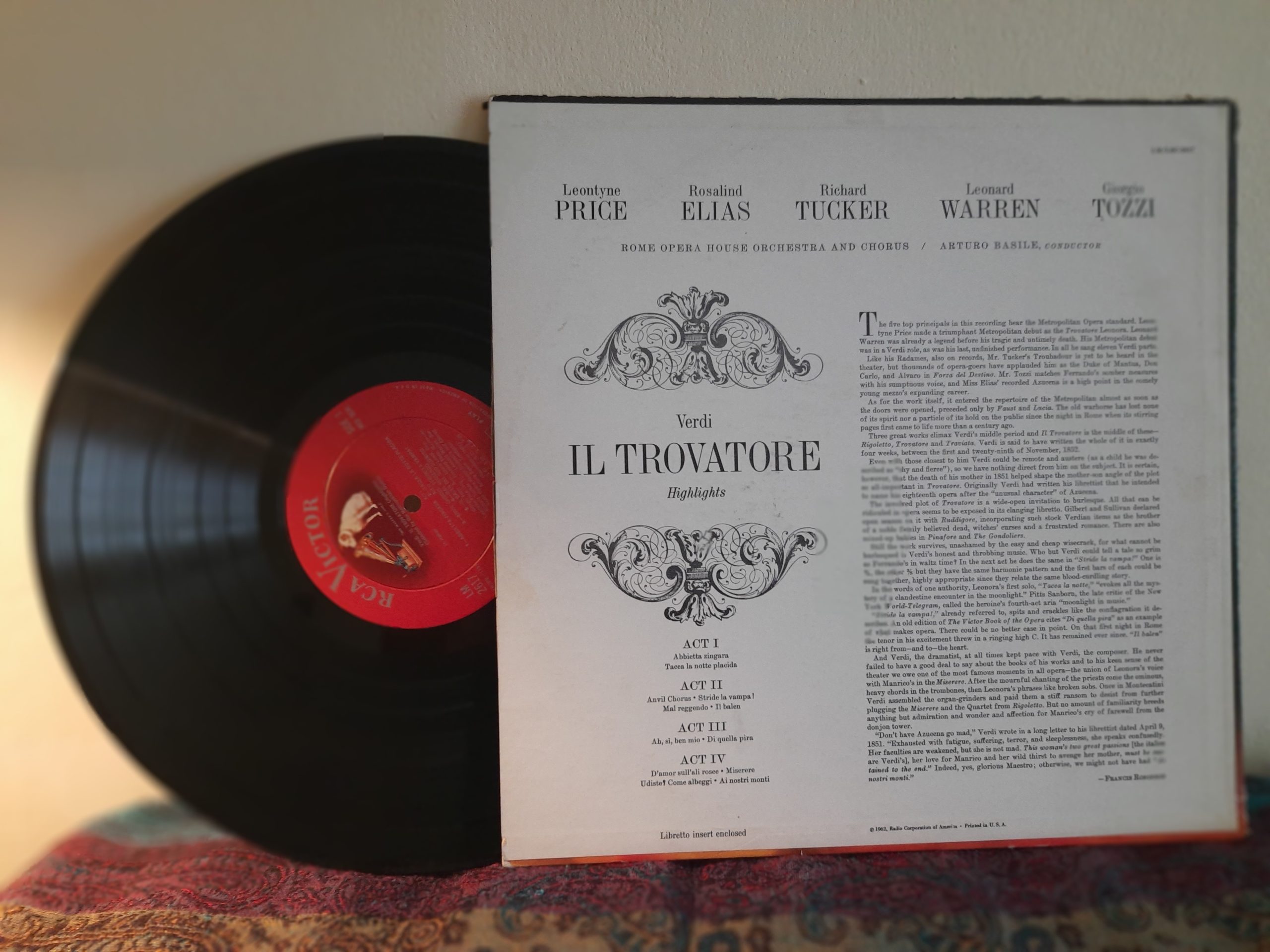 Verdi - Rome Opera House Orchestra– Il Trovatore Highlights - Görsel 2