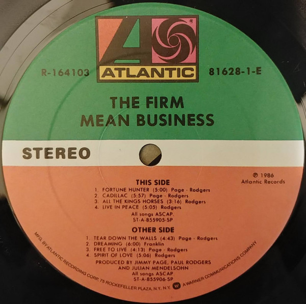 The Firm – Mean Business - Görsel 4