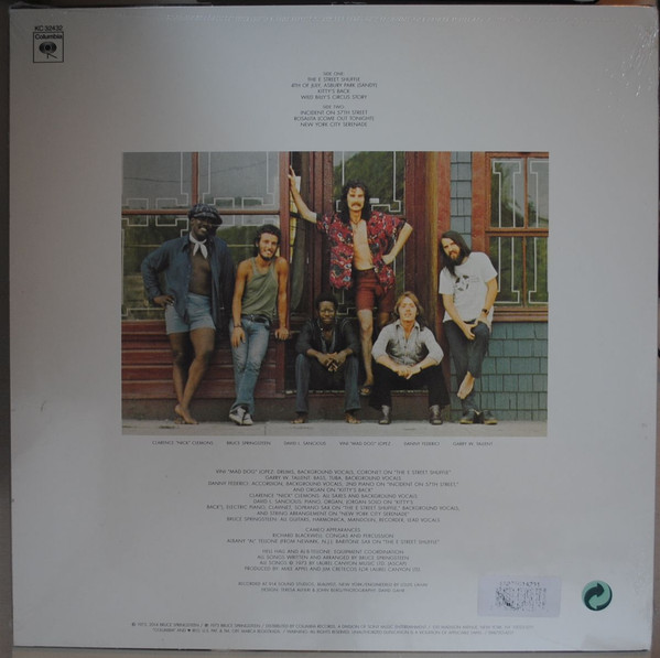 Bruce Springsteen – The Wild The Innocent The E Street Shuffle - Görsel 3