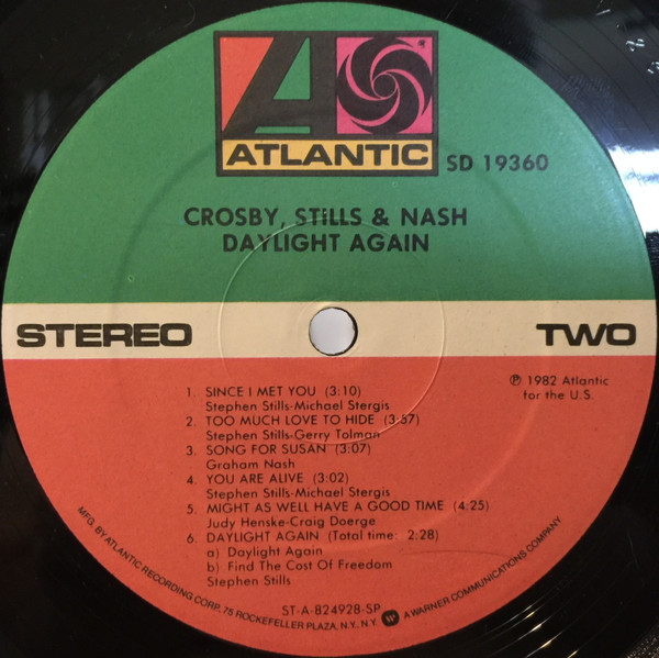 Crosby Stills Nash – Daylight Again - Görsel 6