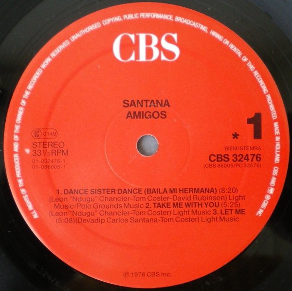 Santana – Amigos - Görsel 5