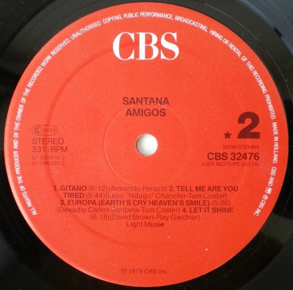 Santana – Amigos - Görsel 6