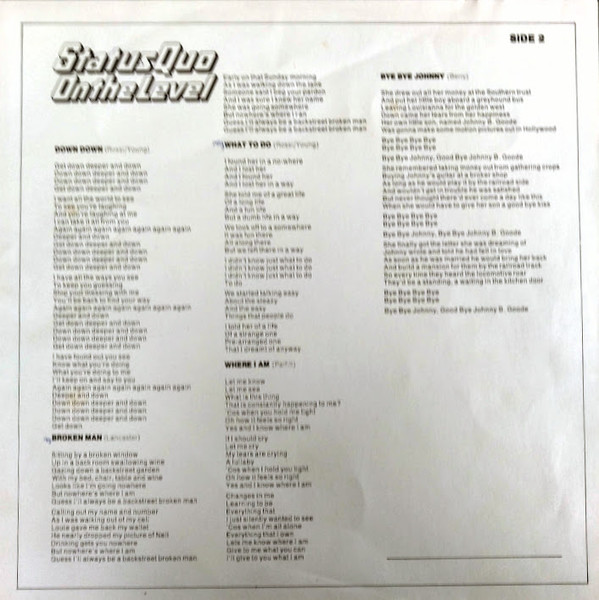 Status Quo – On The Level - Görsel 8