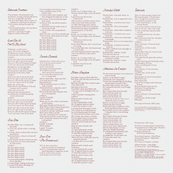 Electric Light Orchestra – Eldorado - A Symphony By The Electric Light Orchestra - Görsel 7