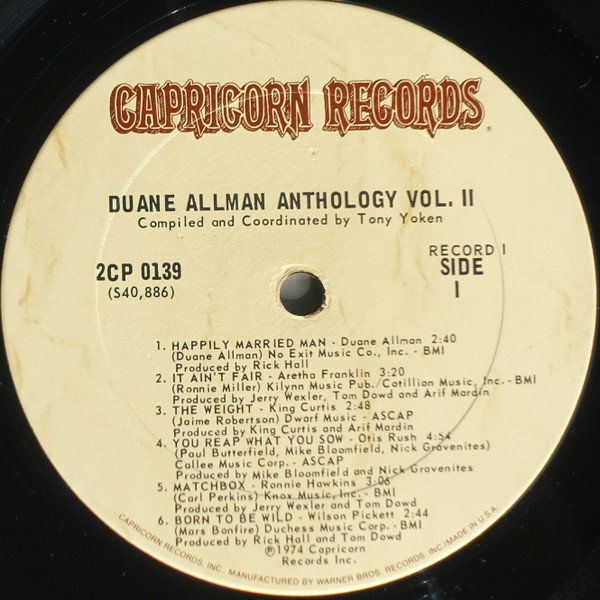 Duane Allman – An Anthology Vol. II 2 LP - Görsel 5