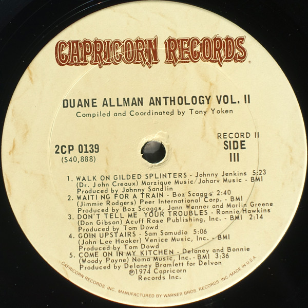 Duane Allman – An Anthology Vol. II 2 LP - Görsel 7