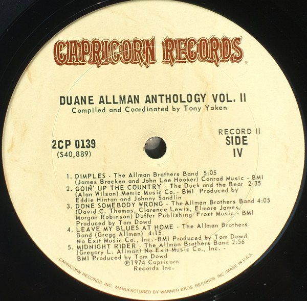 Duane Allman – An Anthology Vol. II 2 LP - Görsel 8