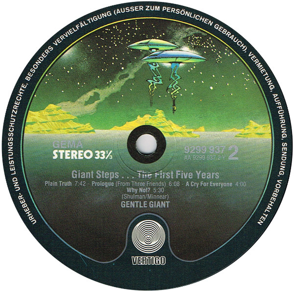 Gentle Giant – Giant Steps... The First Five Years - Görsel 6