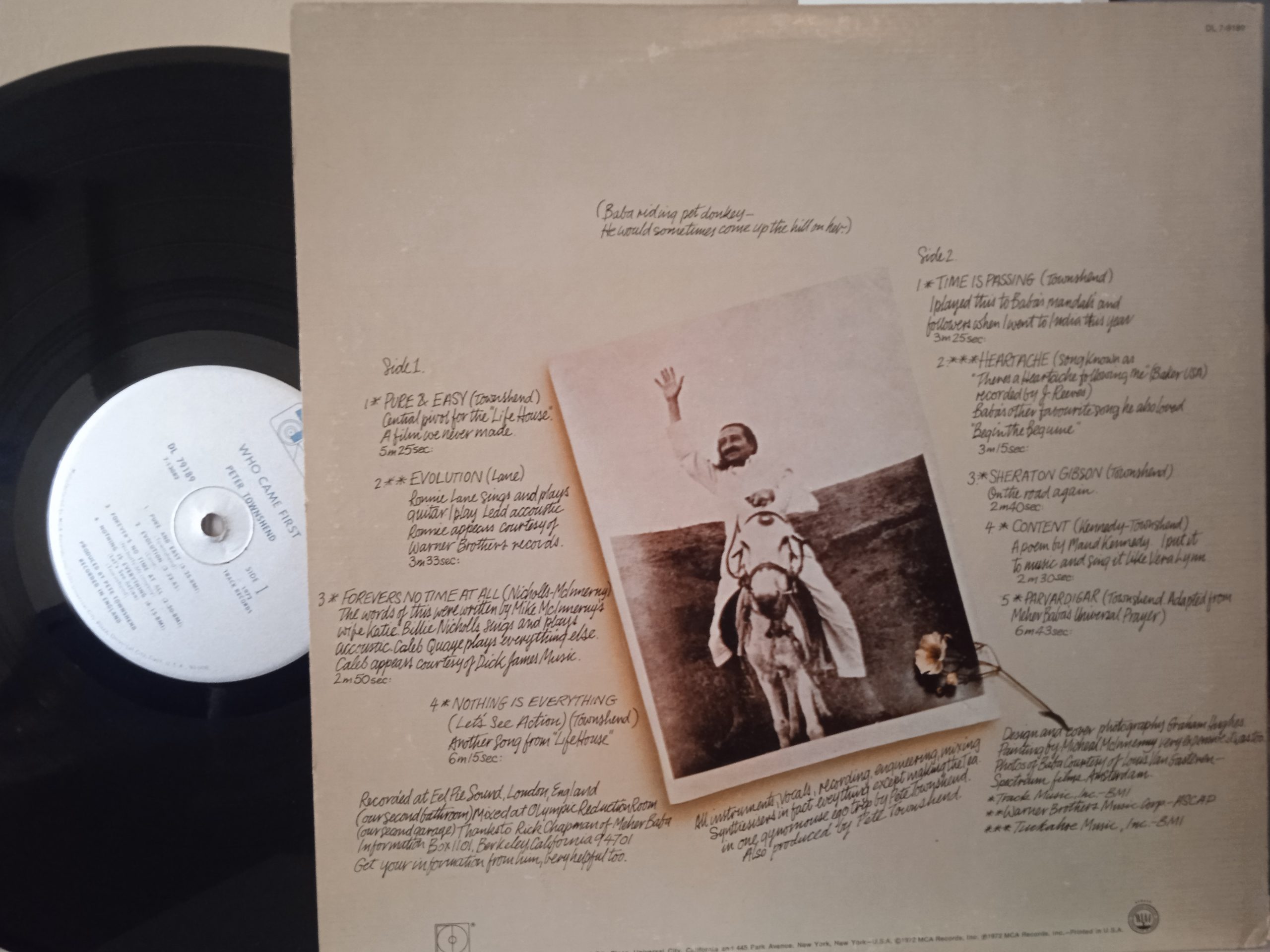 Peter Townshend – Who Came First - Görsel 2