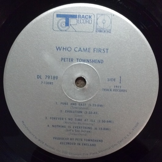 Peter Townshend – Who Came First - Görsel 5
