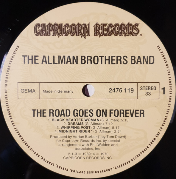 The Allman Brothers Band – The Road Goes On Forever 2LP - Görsel 6