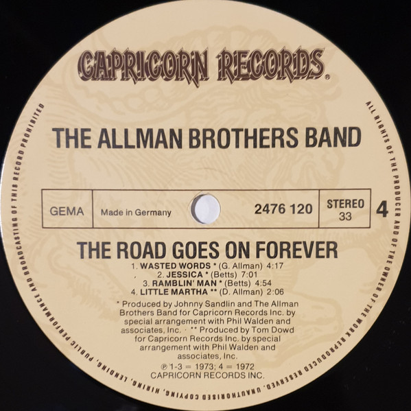 The Allman Brothers Band – The Road Goes On Forever 2LP - Görsel 9
