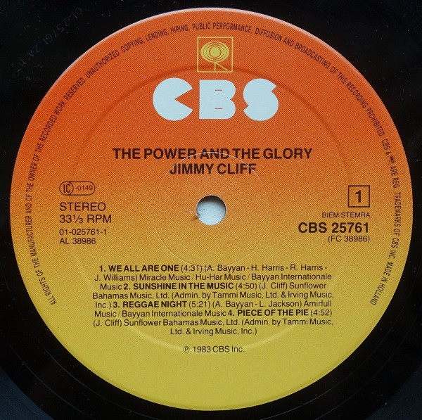 Jimmy Cliff – The Power And The Glory - Görsel 4