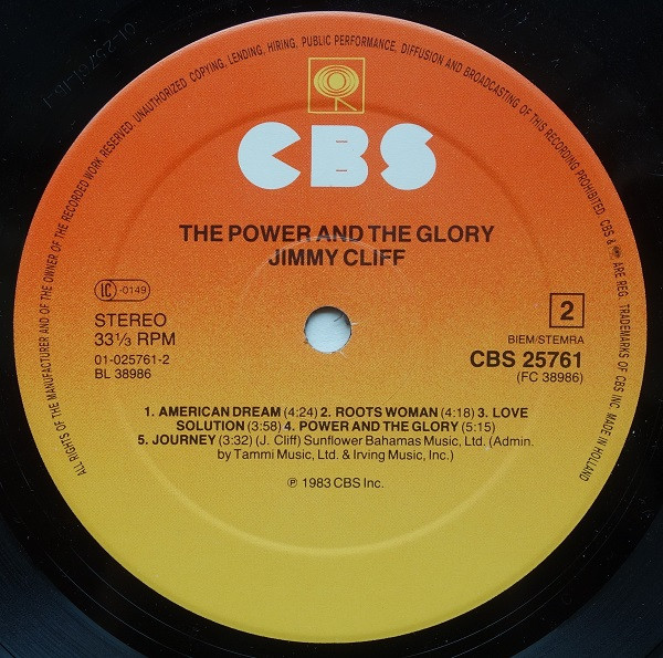 Jimmy Cliff – The Power And The Glory - Görsel 5