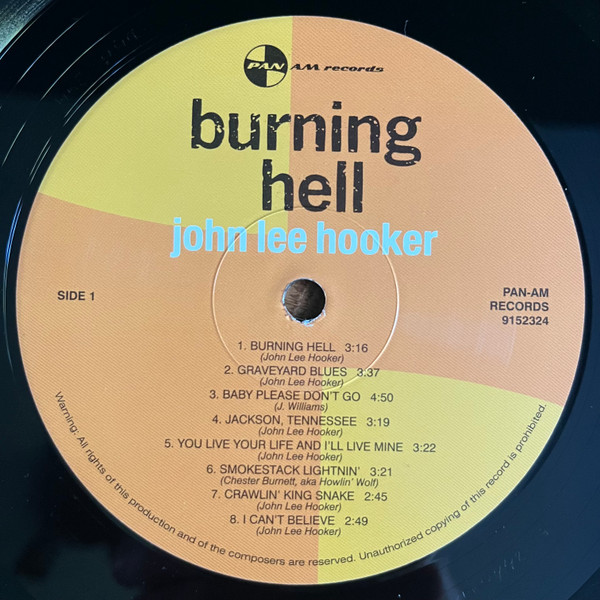 John Lee Hooker – Burning Hell - Görsel 4