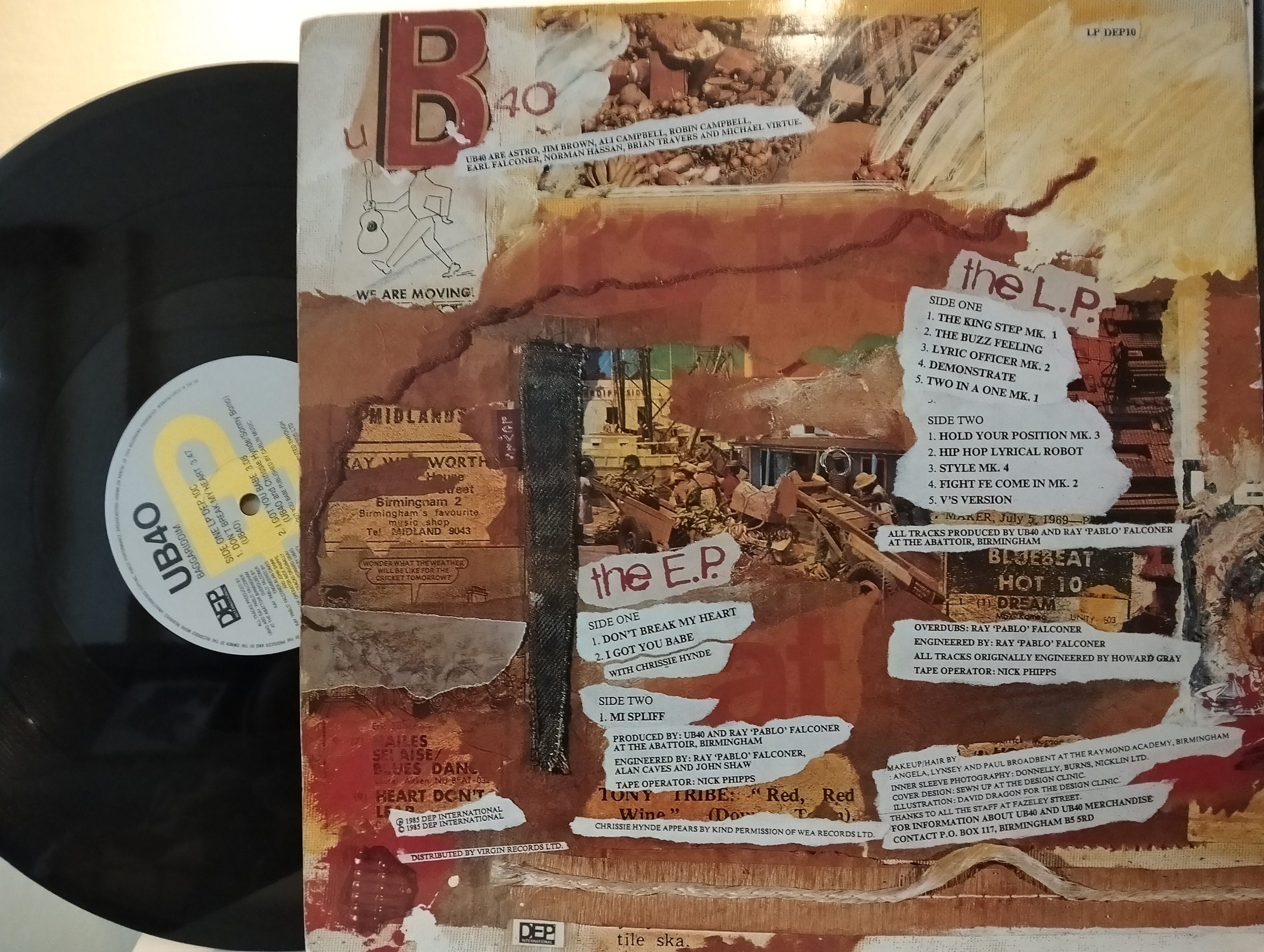 UB40 – Baggariddim 2 45 RPM - Görsel 2