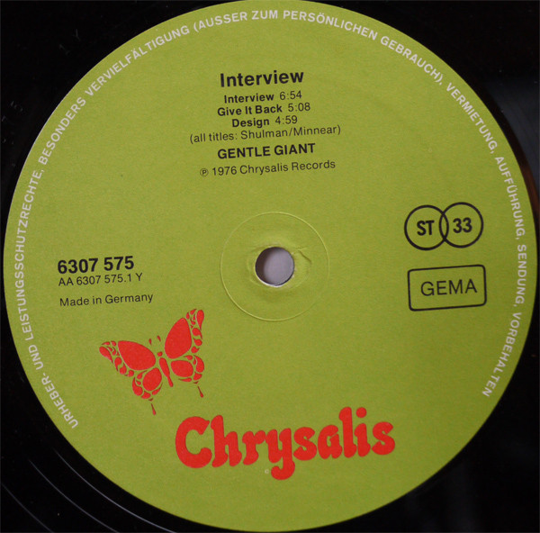 Gentle Giant – In'terview - Görsel 4