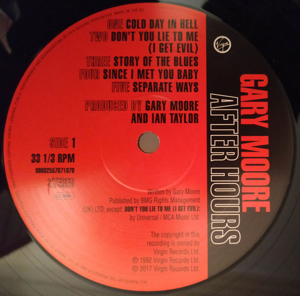 Gary Moore – After Hours - Görsel 4