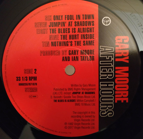 Gary Moore – After Hours - Görsel 5