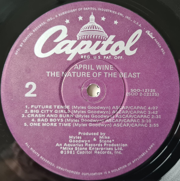 April Wine – The Nature Of The Beast - Görsel 5