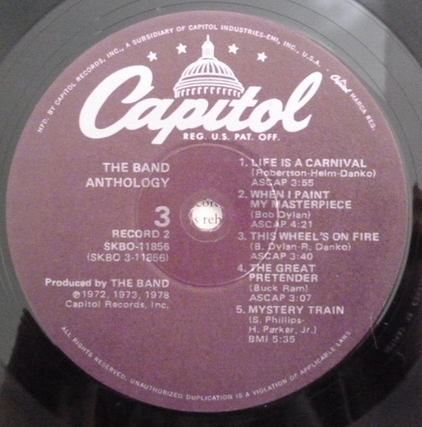 The Band – Anthology 2 LP - Görsel 9