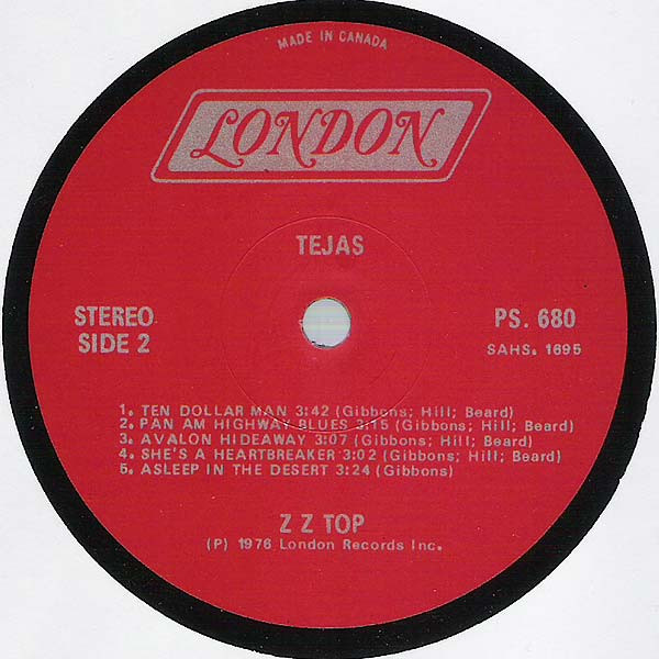 ZZ Top – Tejas - Görsel 9