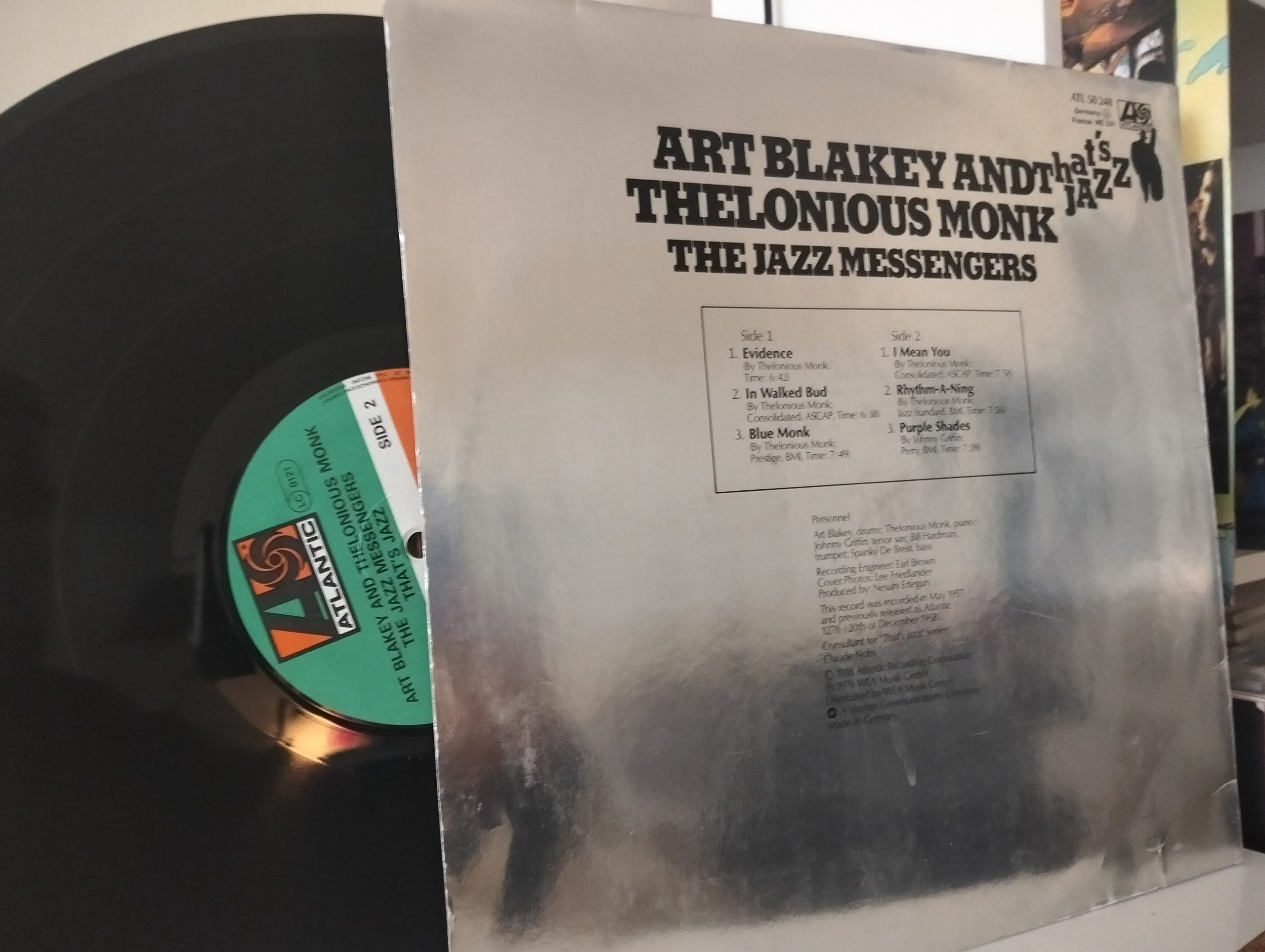 Art Blakey And Thelonious Monk – The Jazz Messengers Plak - Görsel 2