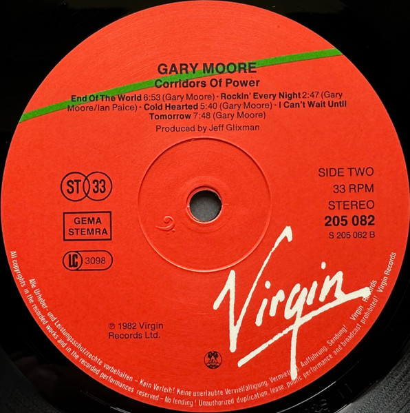 Gary Moore – Corridors Of Power - Görsel 5