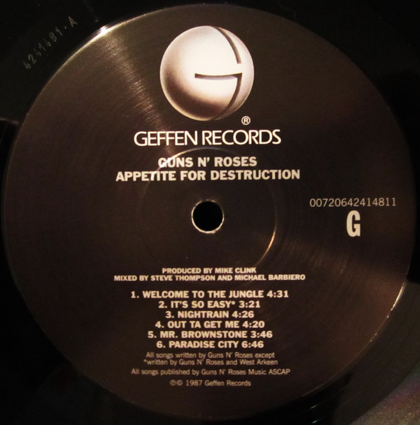 Guns N' Roses – Appetite For Destruction - Görsel 4