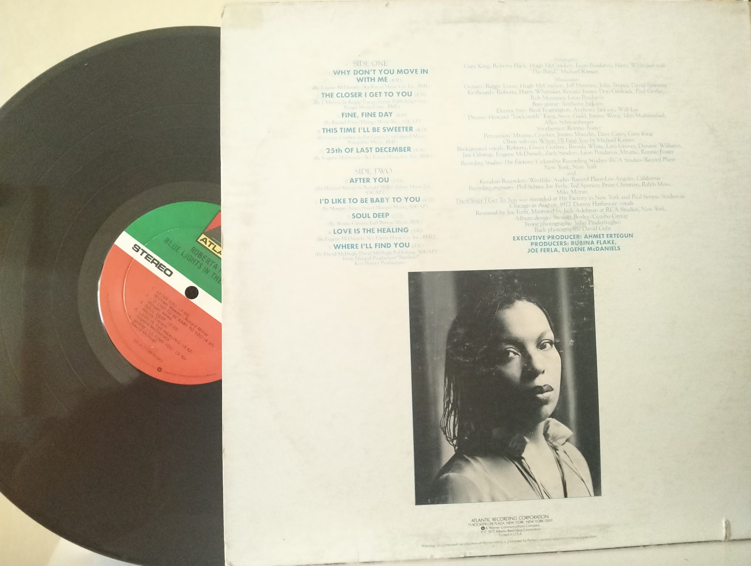 Roberta Flack – Blue Lights In The Basement Plak - Görsel 2