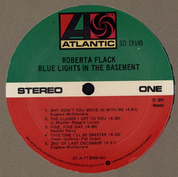 Roberta Flack – Blue Lights In The Basement Plak - Görsel 4