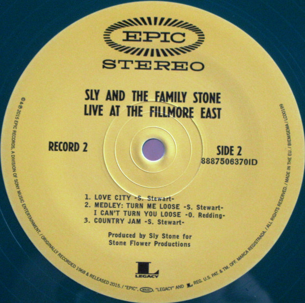 Sly And The Family Stone – Live At The Fillmore East 2 LP - Görsel 9