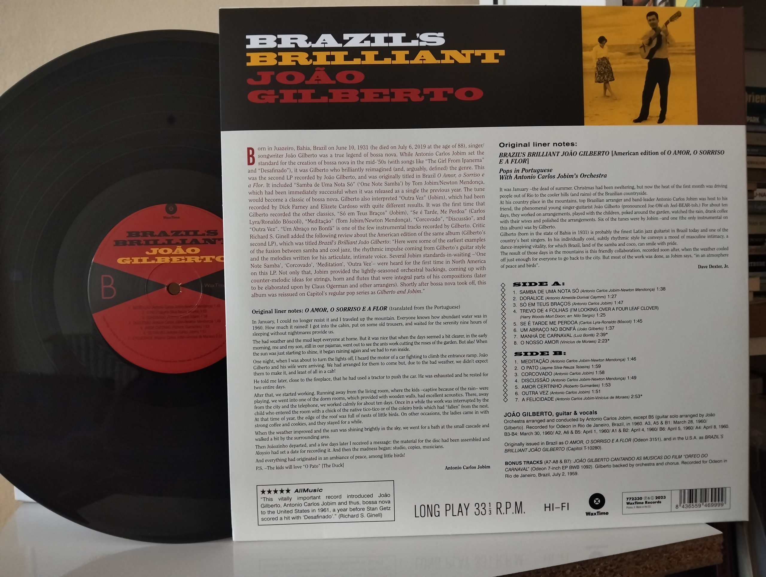 João Gilberto – Brazil's Brilliant Plak - Görsel 2