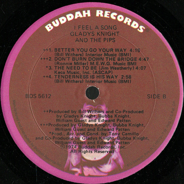 Gladys Knight & The Pips – I Feel A Song - Görsel 4