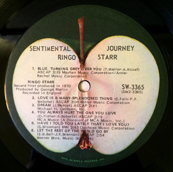 Ringo Starr – Sentimental Journey Plak - Görsel 4