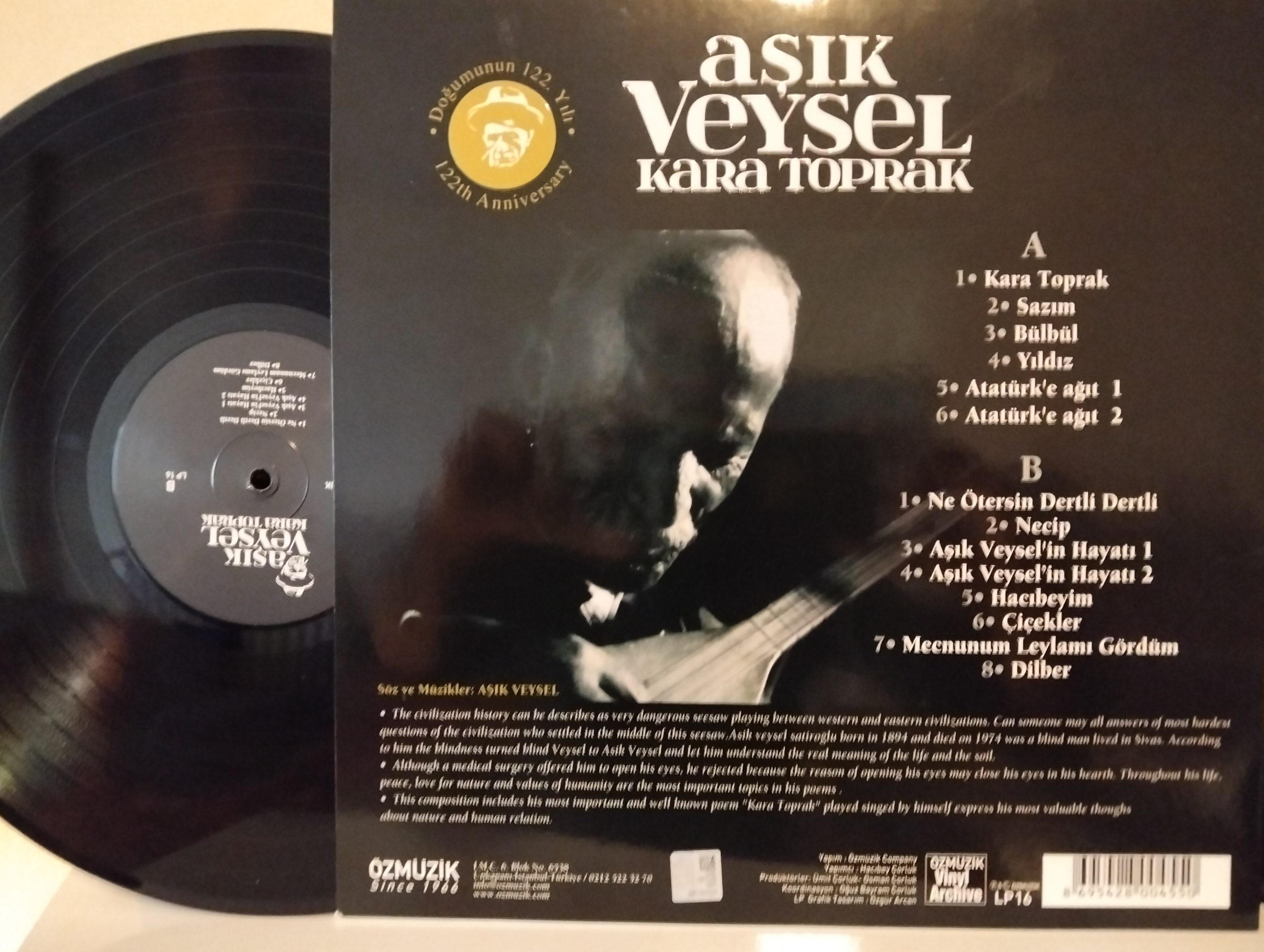 Aşık Veysel – Kara Toprak Plak - Görsel 2