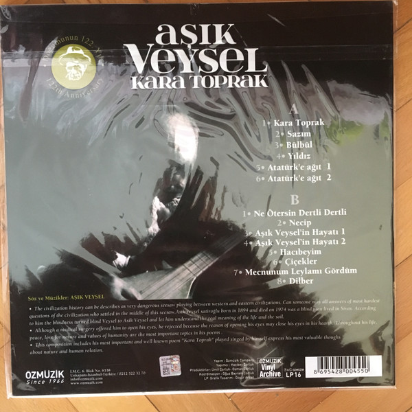 Aşık Veysel – Kara Toprak Plak - Görsel 3