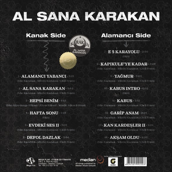 Karakan – Al Sana Karakan Plak - Görsel 3