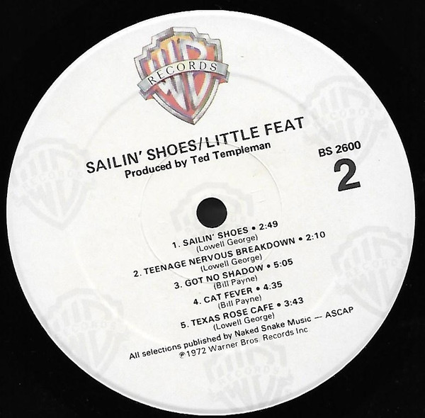 Little Feat – Sailin' Shoes Plak - Görsel 5
