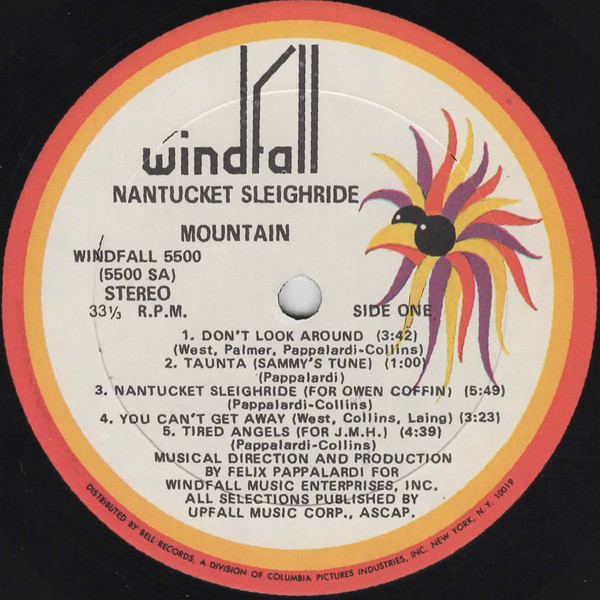 Mountain – Nantucket Sleighride Plak - Görsel 5