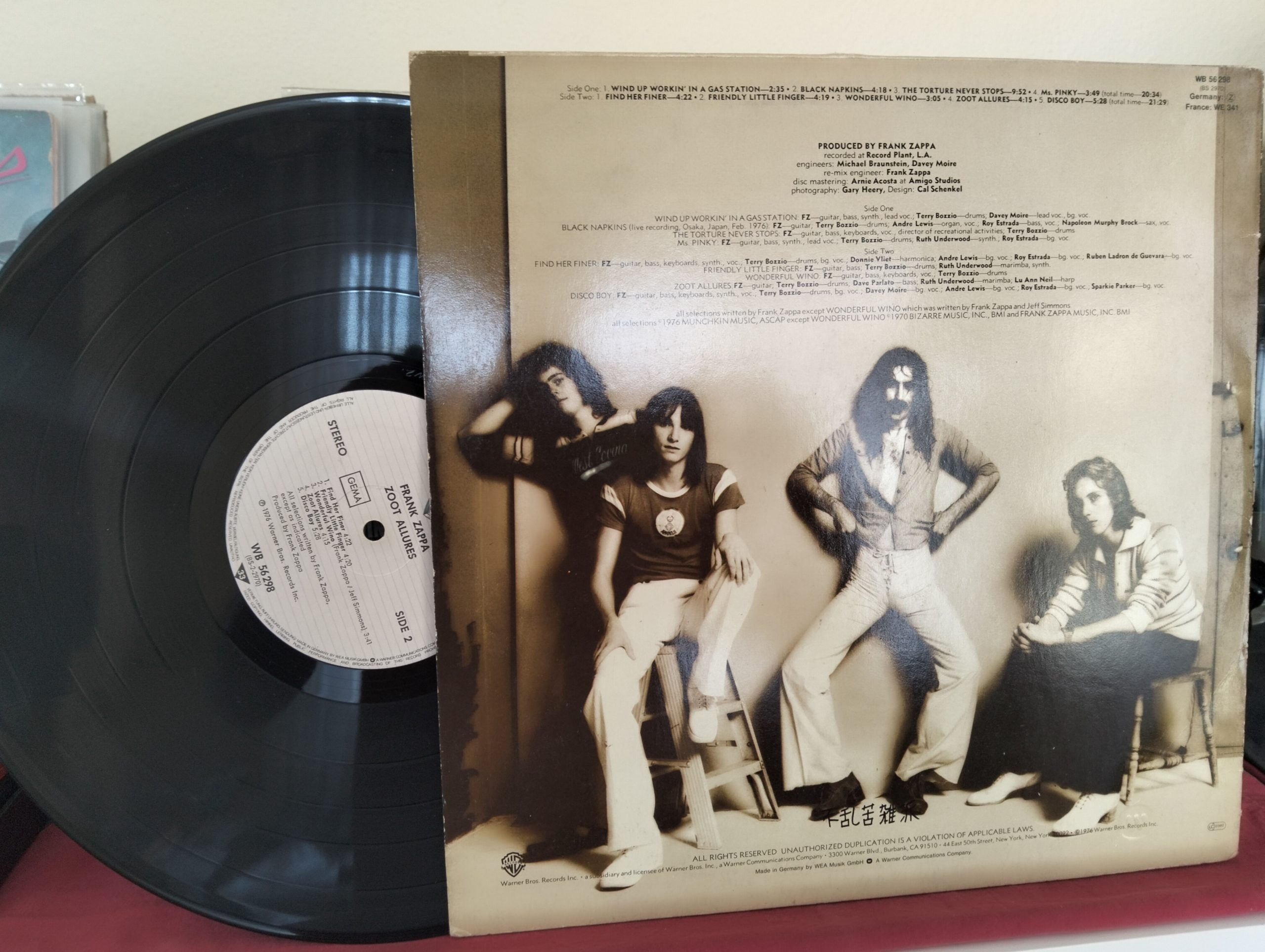 Frank Zappa – Zoot Allures Plak - Görsel 2