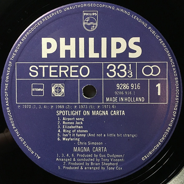 Magna Carta – Spotlight On Magna Carta 2 Plak - Görsel 5